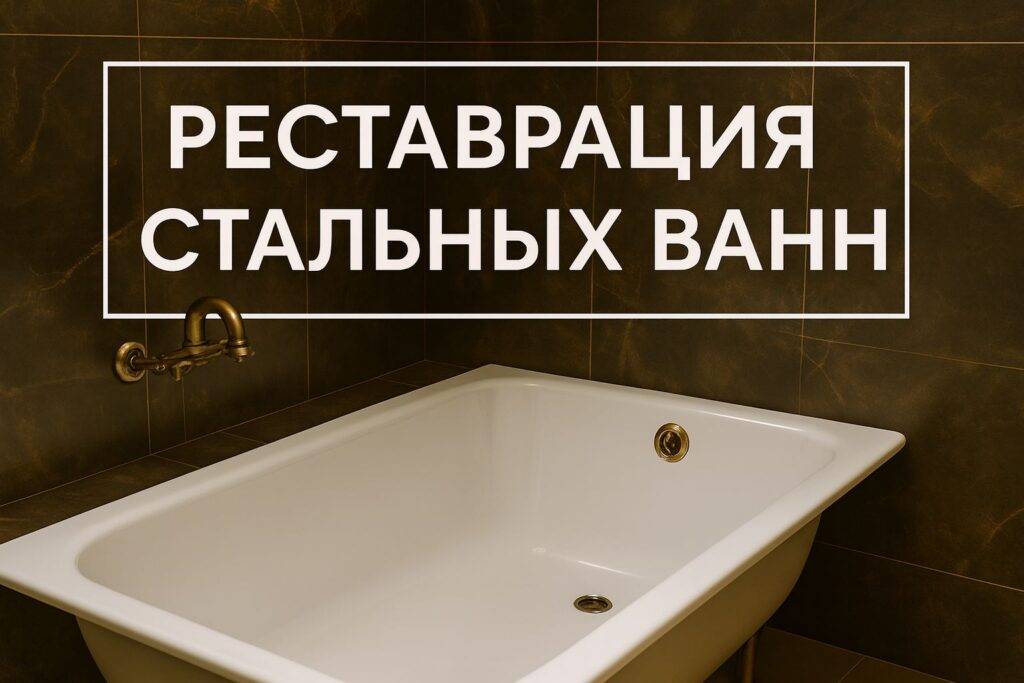 реставрация стальных ванн акрилом