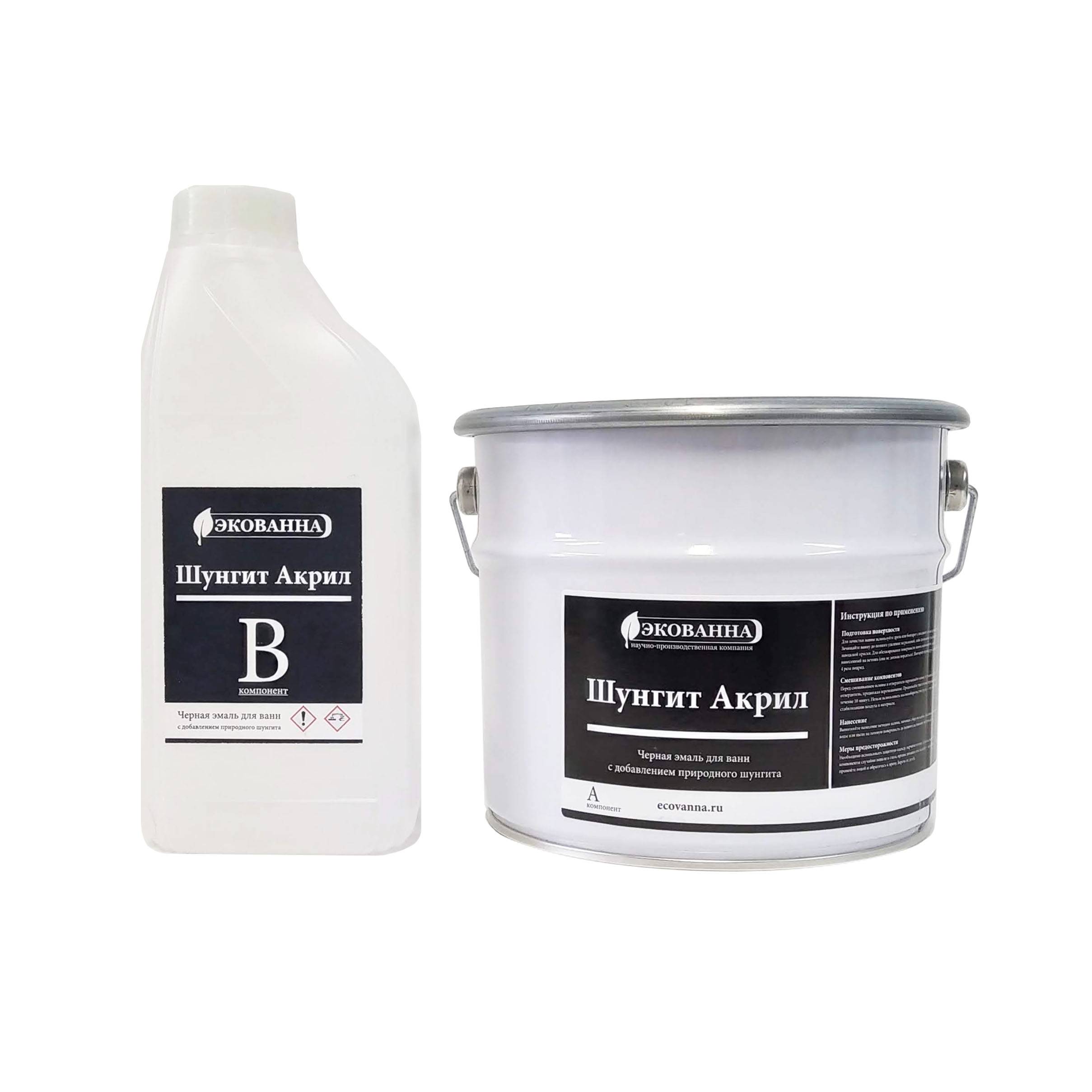 шунгит черная ванна