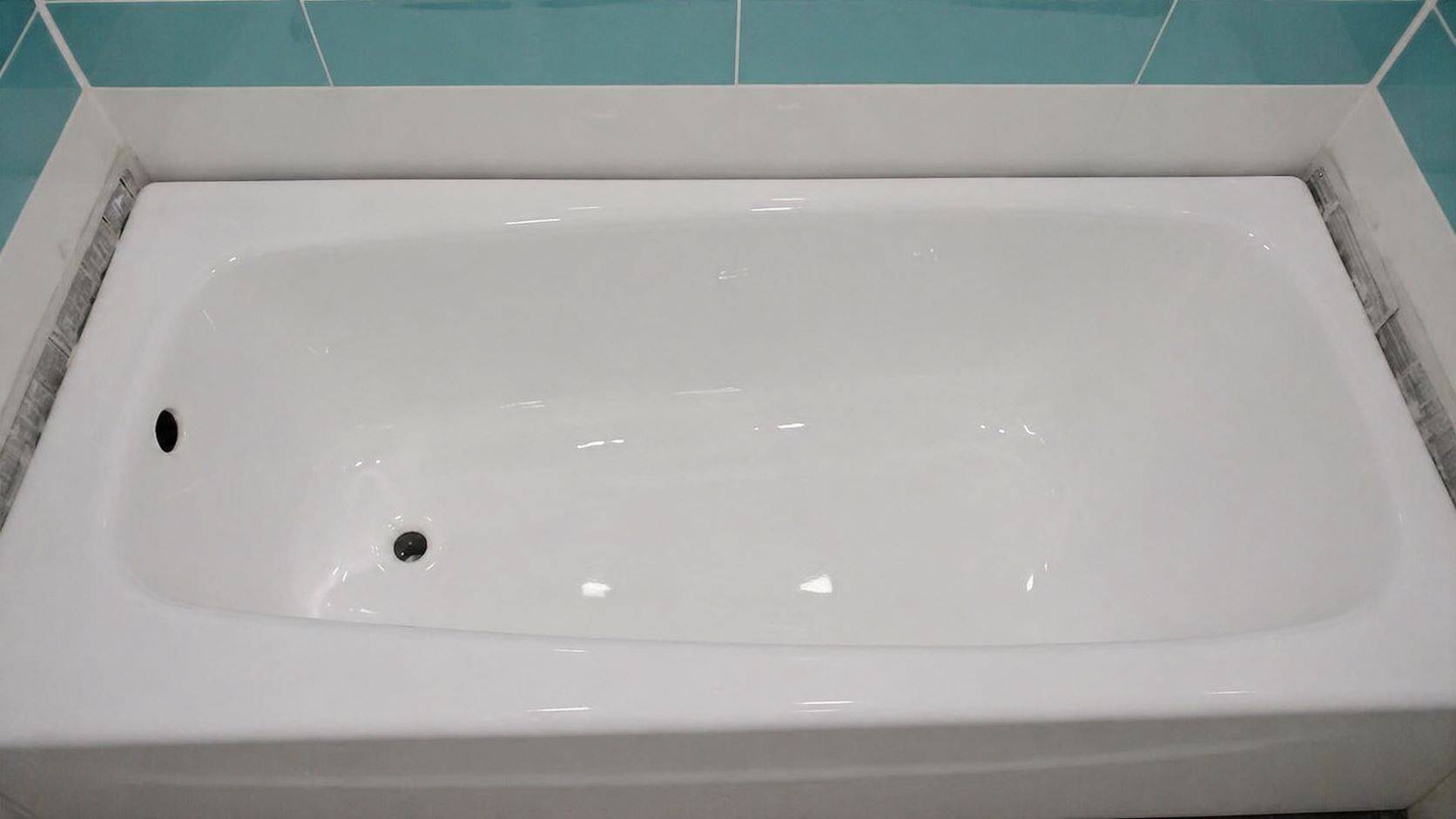 Ванна после реставрации после ремонта