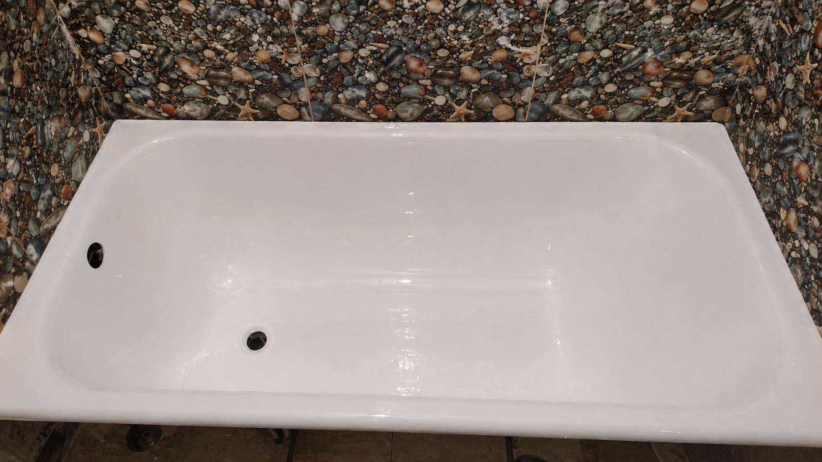 Ванна после реставрации Экомикс