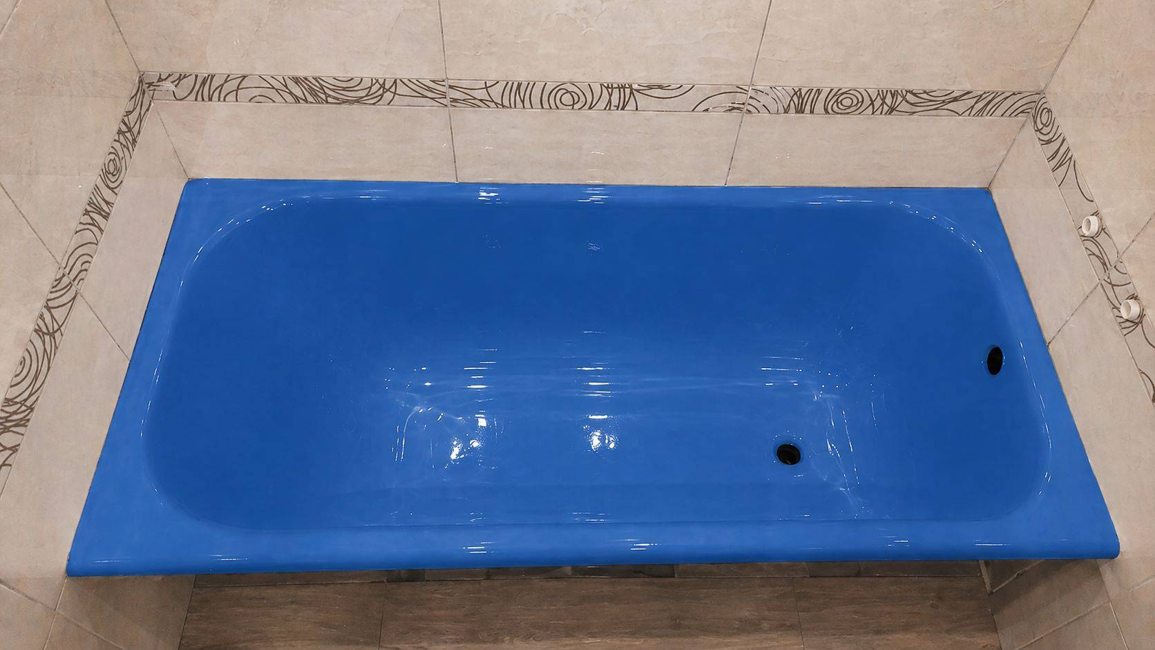 Ванна после устранения сколов и реставрации